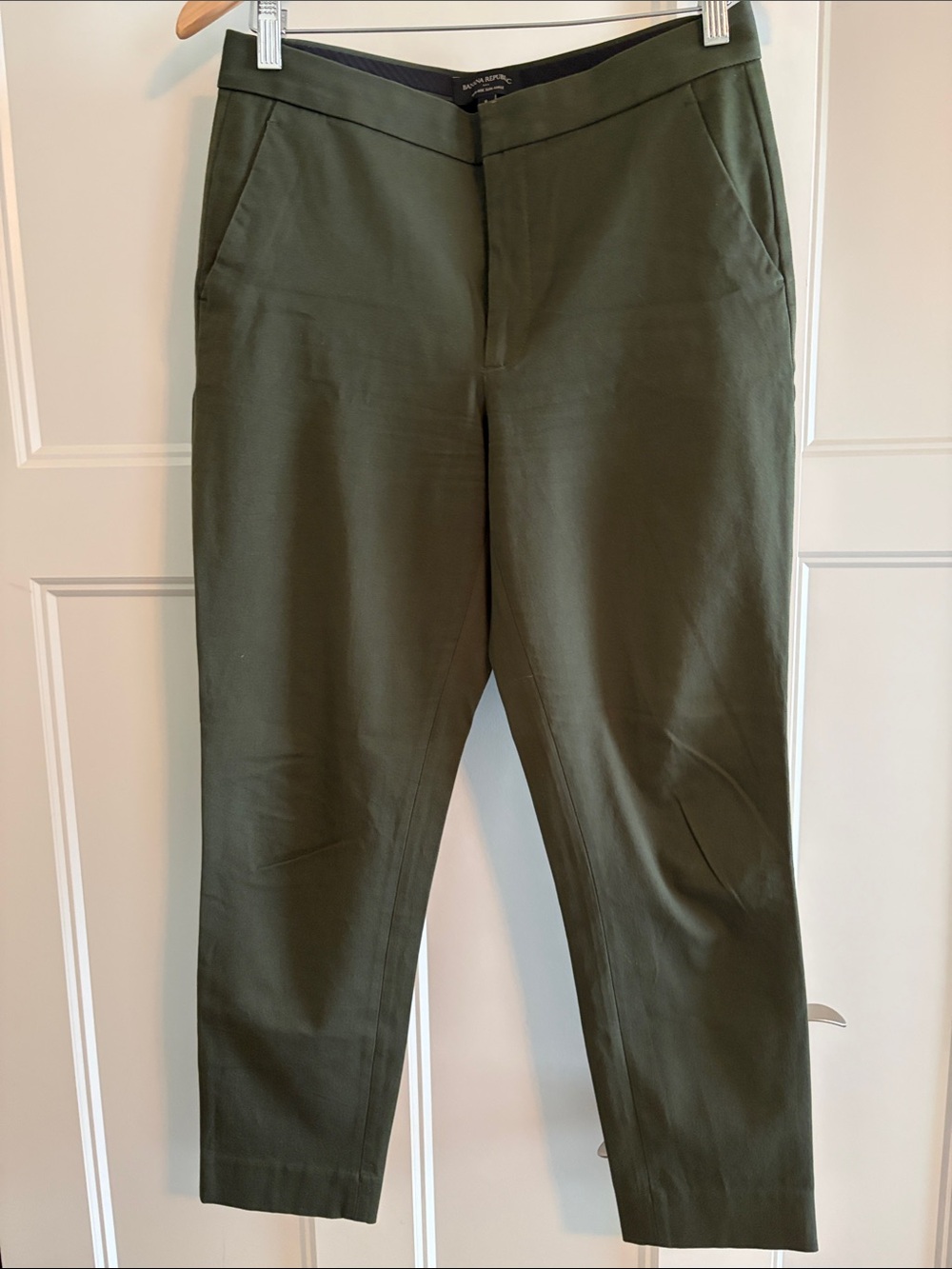 Banana Republic- Sloan Olive Green Cropped Women's Pants